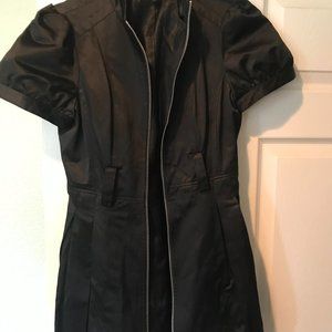 black summer overcoat